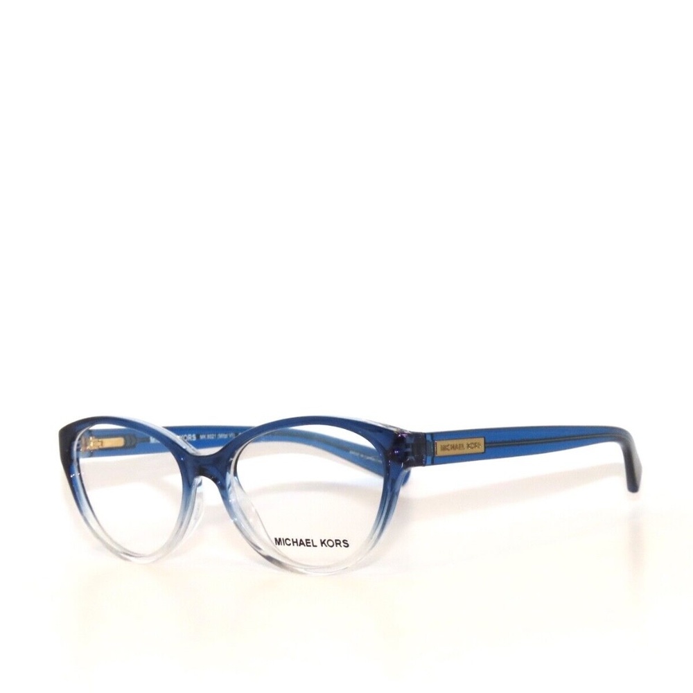Michael Kors Mitzi VI 8021 3122 50 Blue Clear Gradient Eyeglasses MK8021